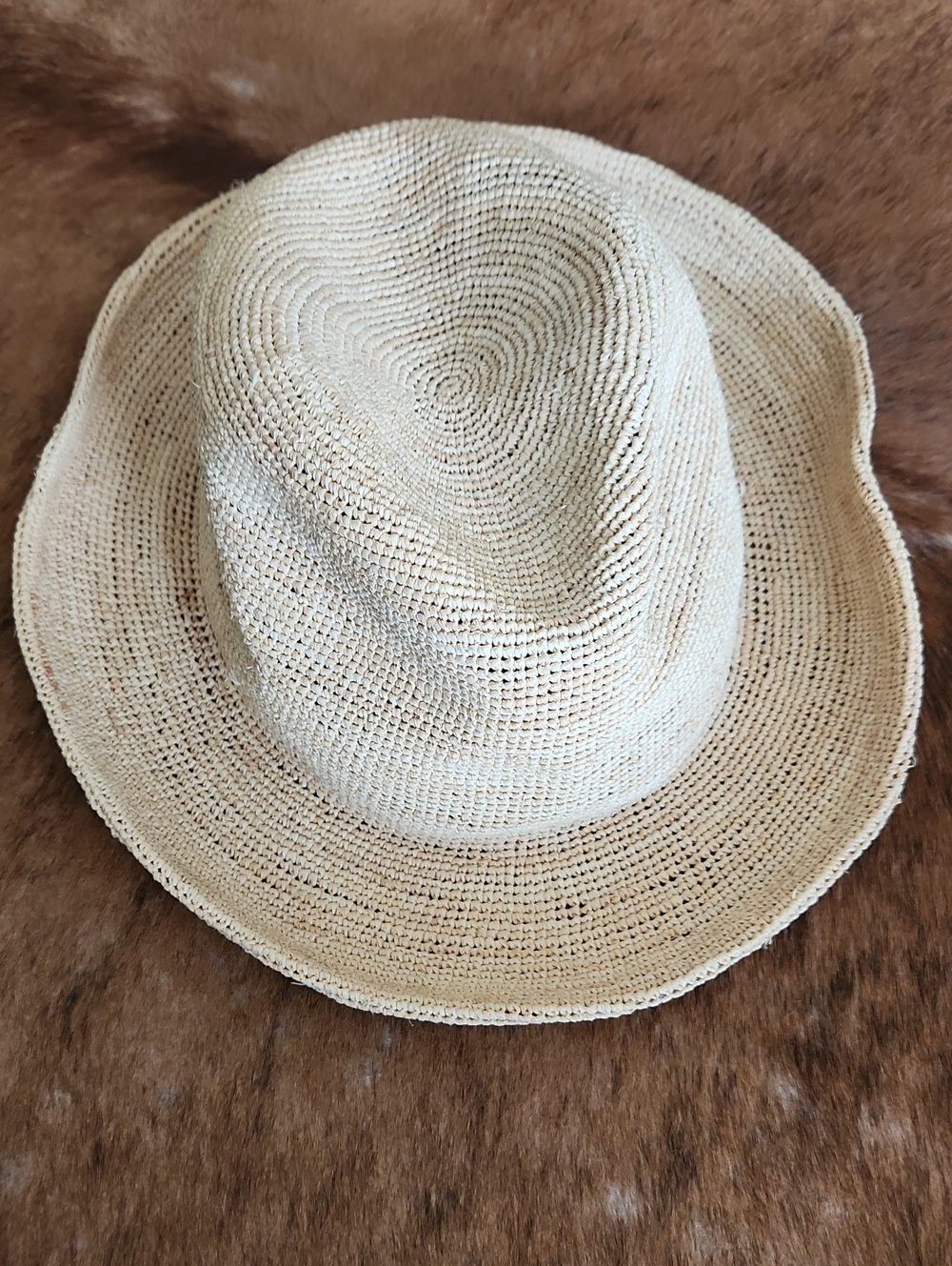 Anthropologie Wyeth 100% Raffia Woven Hat OS
